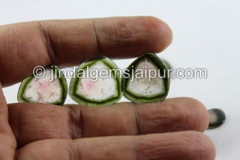 Watermelon Tourmaline Smooth Slices